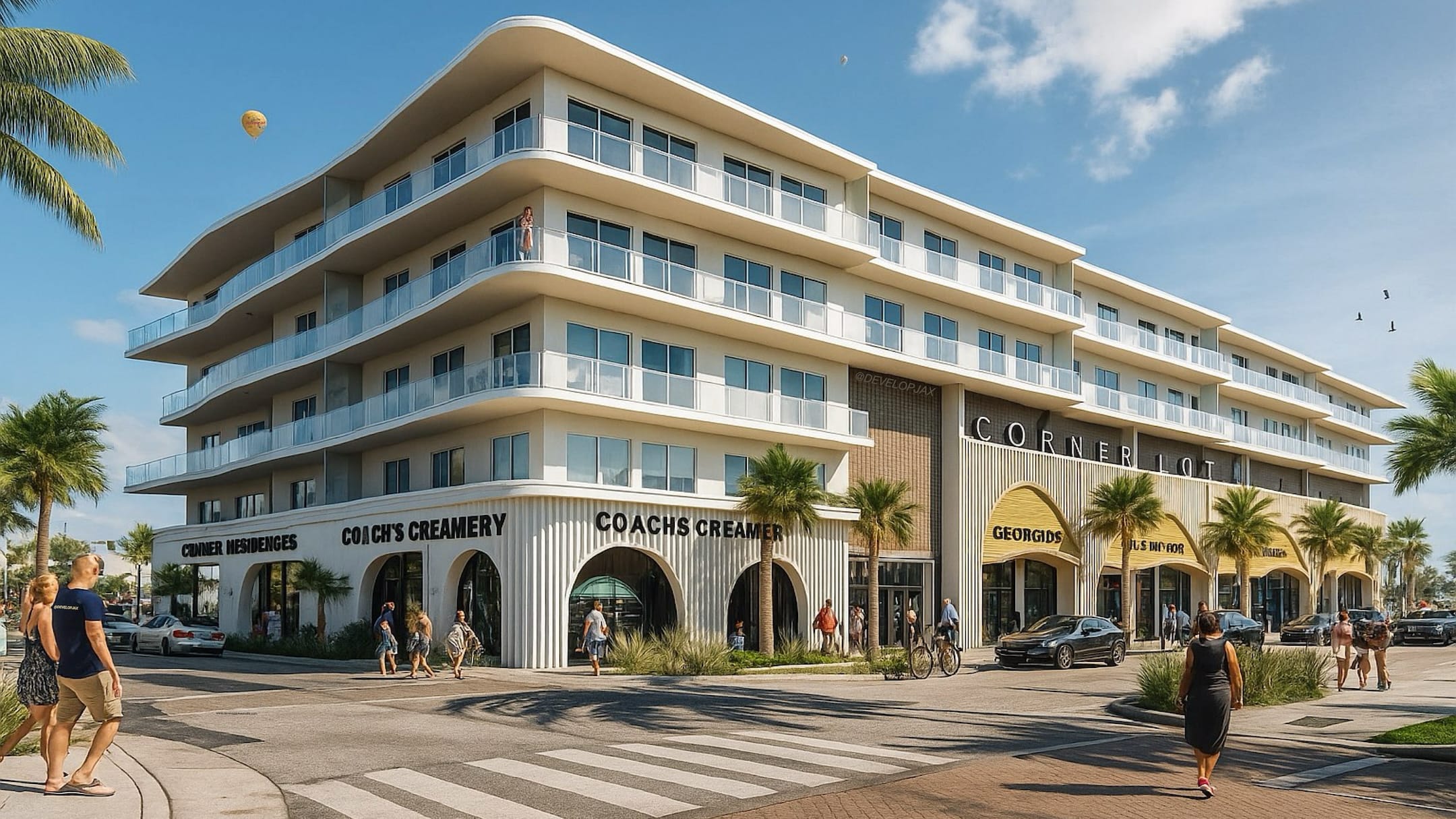 casa marina hotel jacksonville beach redevelopment by corner lot
