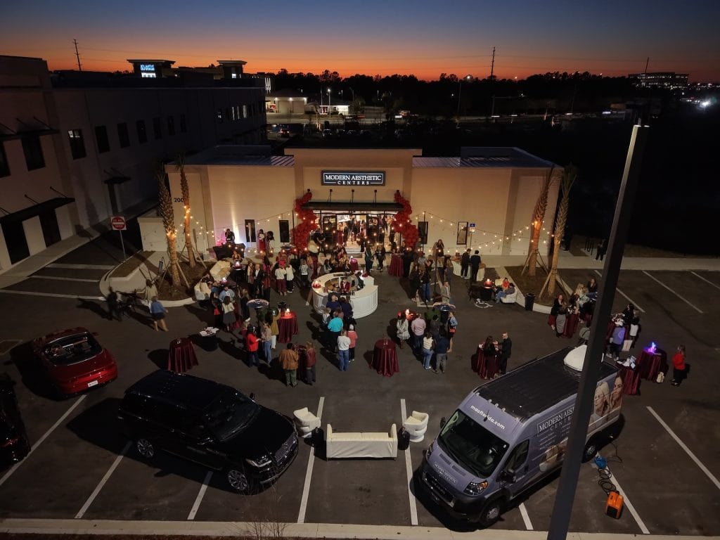 modern aesthetic centers grand opening party